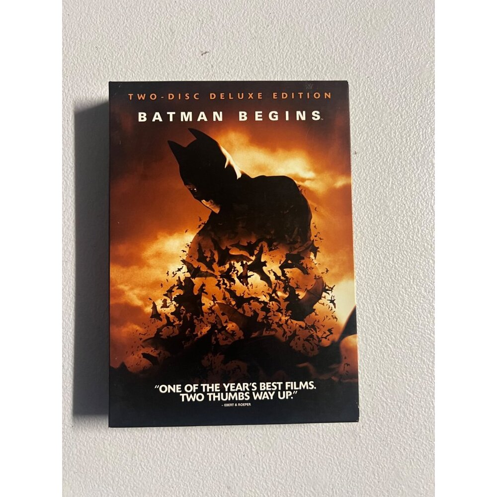Batman Begins 2005 DVD Two-Disc Deluxe Edition Christian Bale Pre-Owned